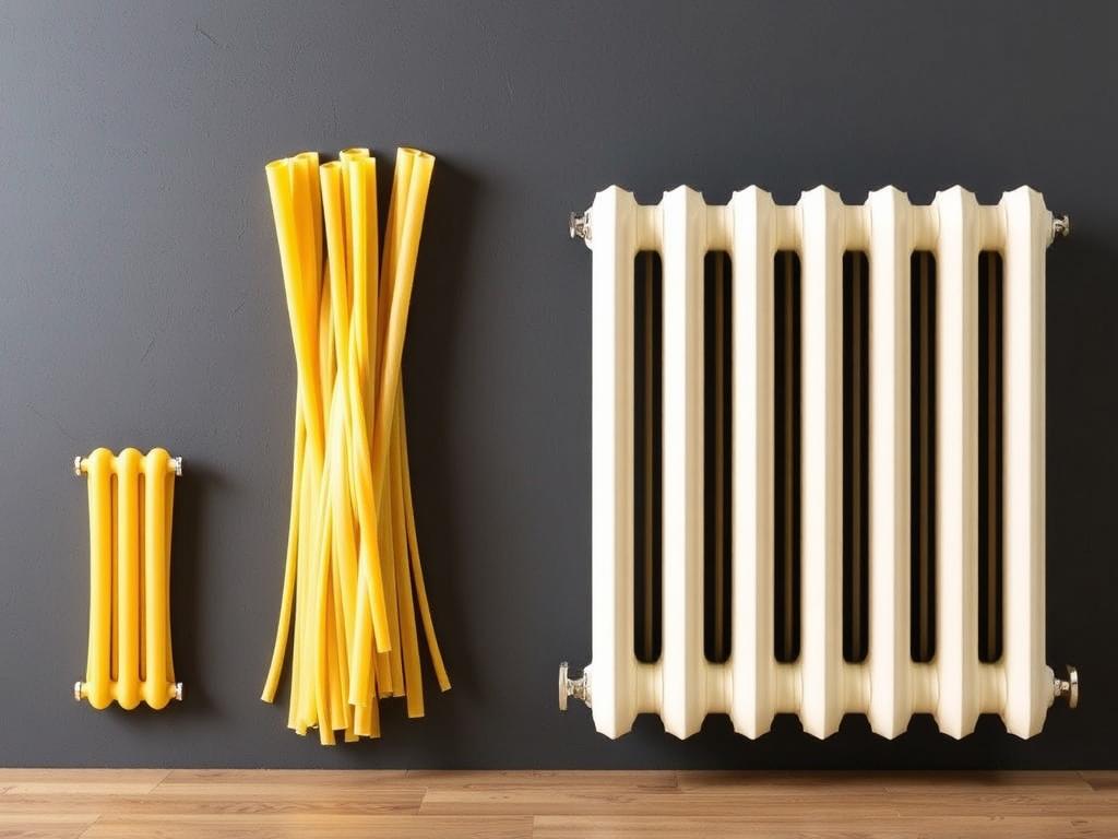 Pasta Radiatore. Size Variations Pasta Radiatore. Size Variations