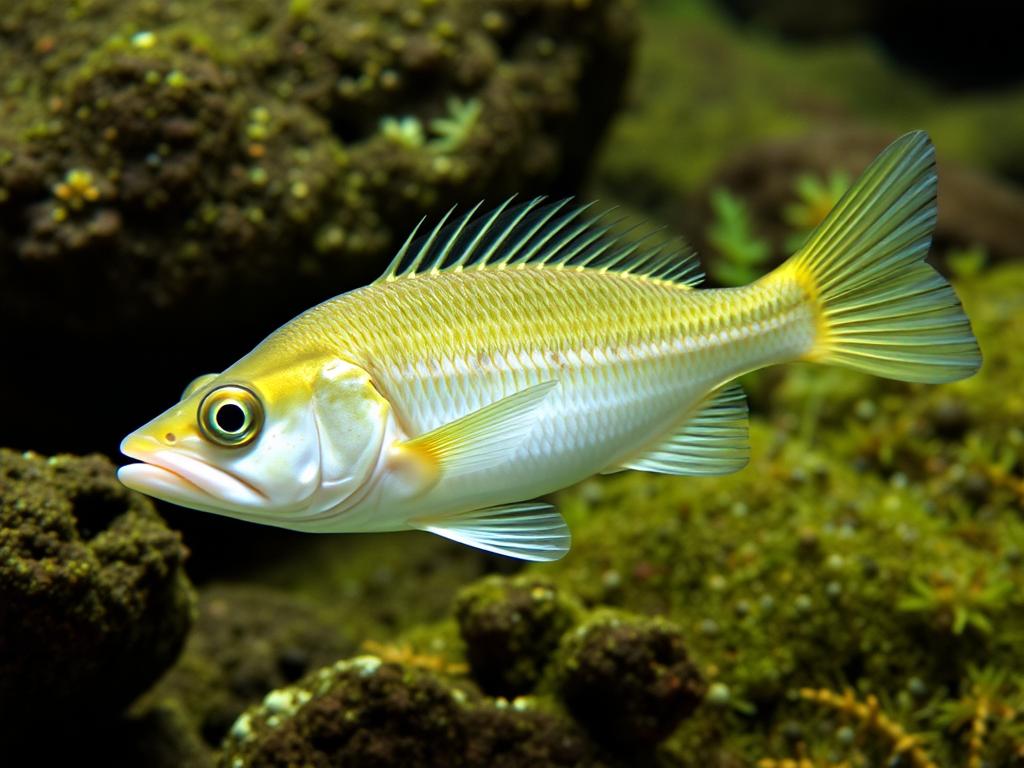 Croaker fish. White Croaker (Genyonemus lineatus)