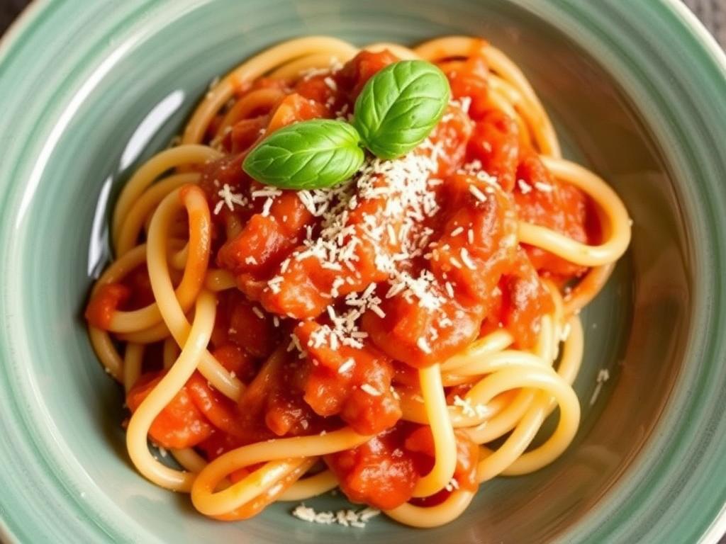 Pasta Tortiglioni. 1. Classic Roman Amatriciana with Tortiglioni