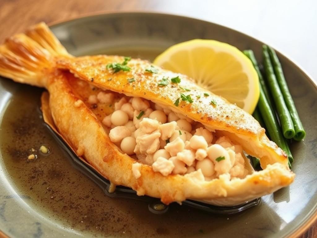 Flounder. 2. Flounder Stuffed with Crab Meat Flounder. 2. Flounder Stuffed with Crab Meat