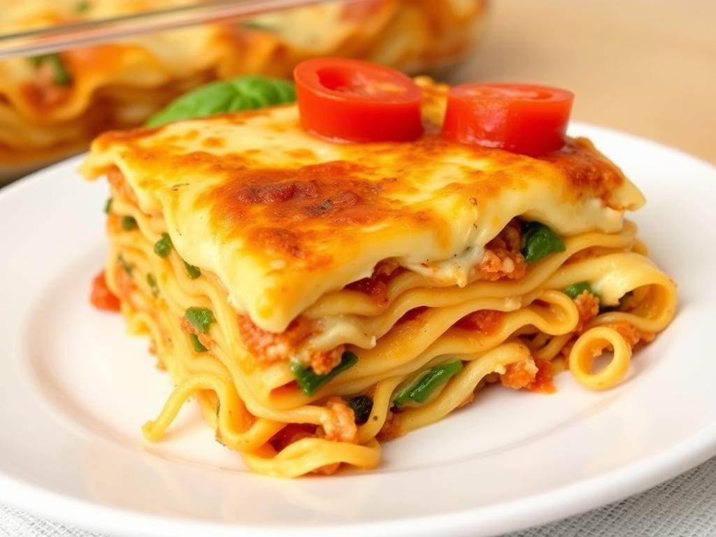 Pasta Lasagne. Vegetarian Lasagne Pasta Lasagne. Vegetarian Lasagne