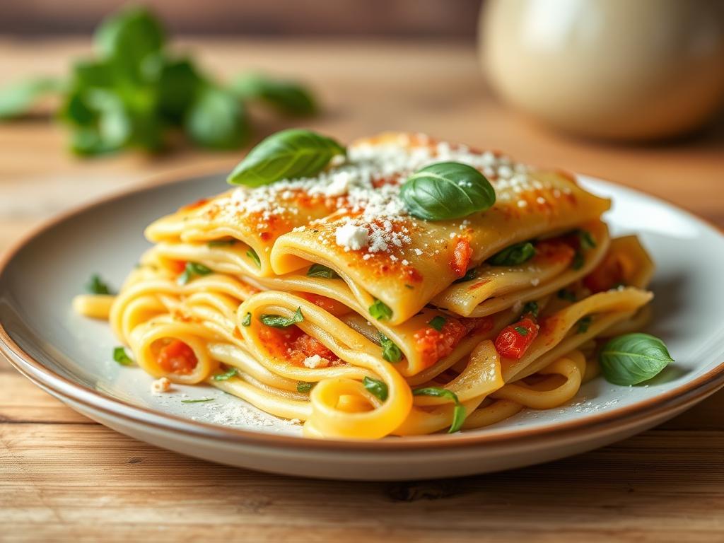 Pasta Lasagnette. Vegetable-Pasta Hybrids