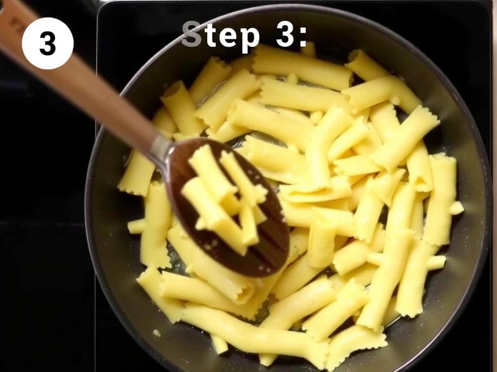 Pasta Rigatoni. Step 3: Cook Until Al Dente