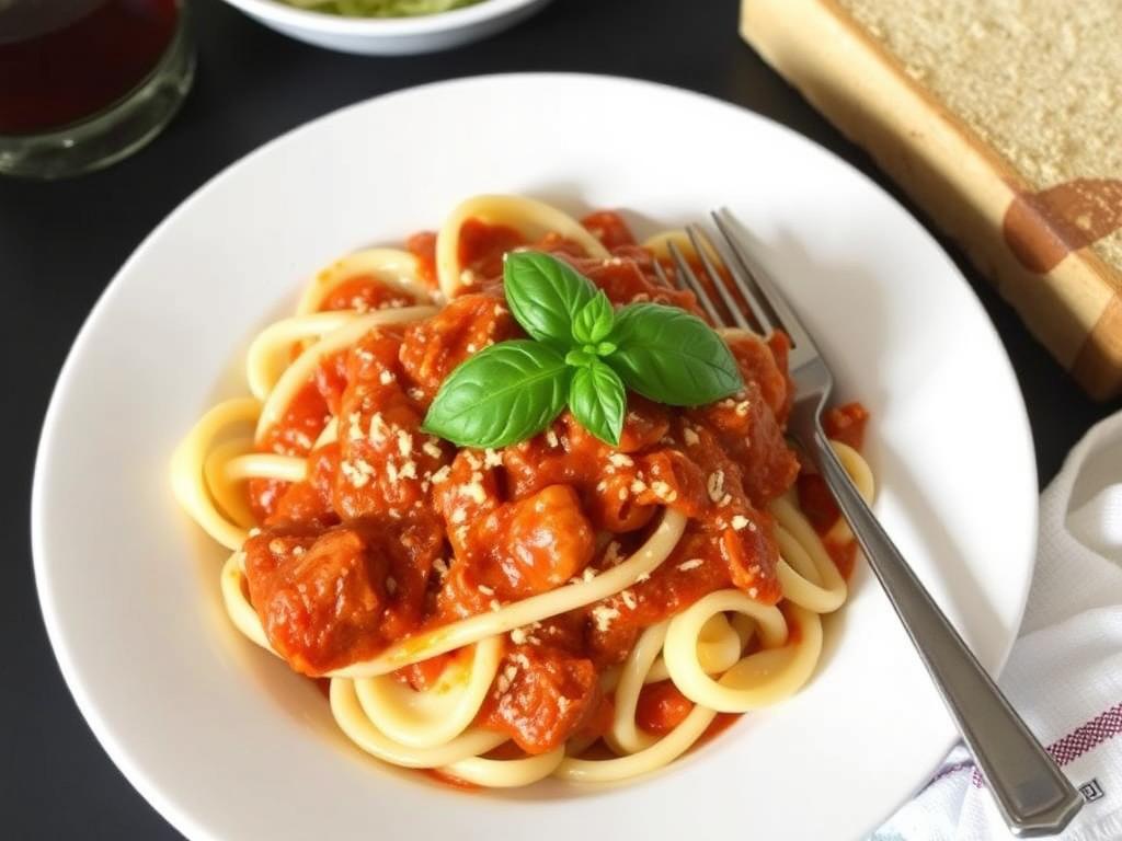 Pasta Bucatini. 1. Classic Bucatini all’Amatriciana