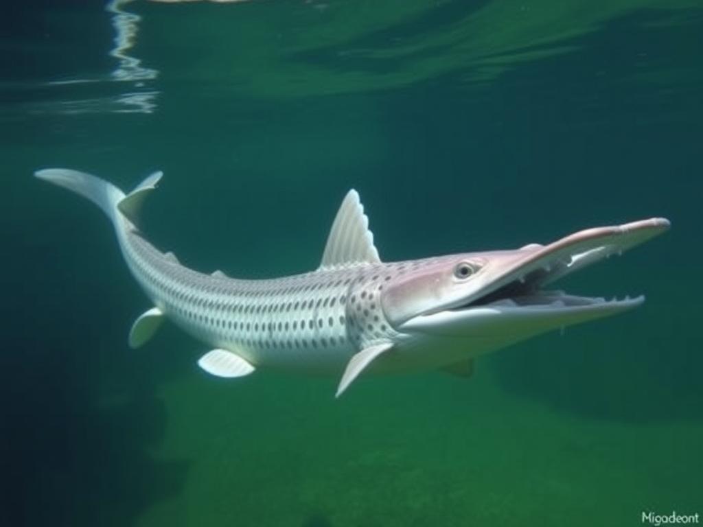 Sturgeon. White Sturgeon (Acipenser transmontanus)