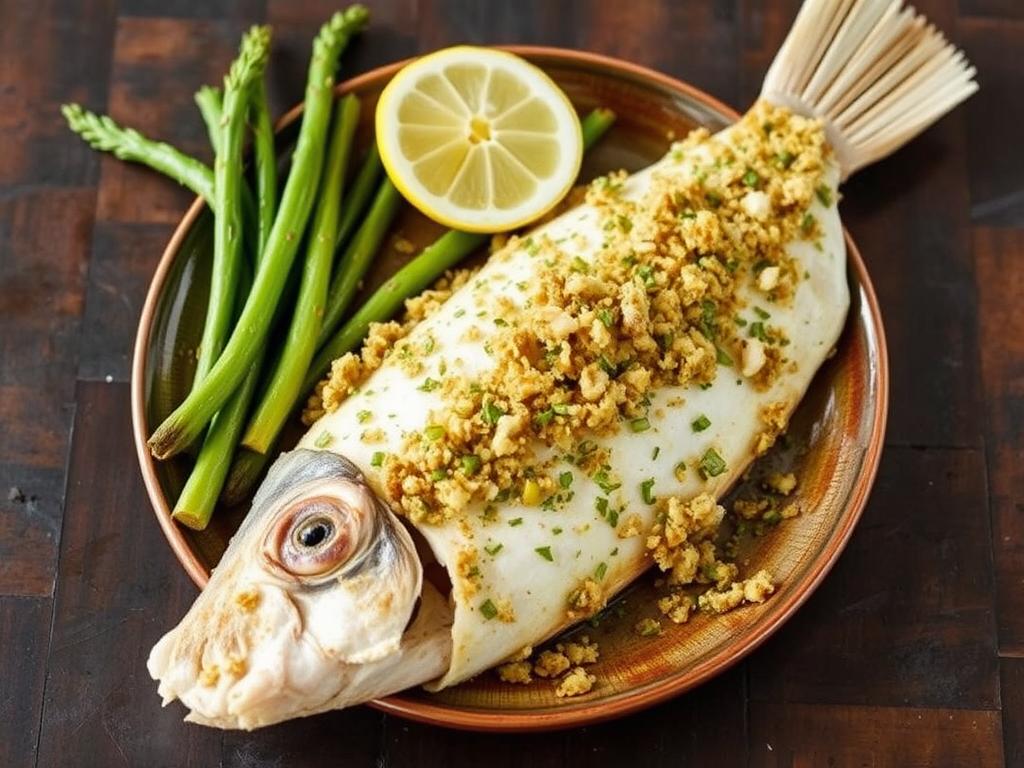 Flounder. 2. Baked Flounder with Garlic and Herb Crust Flounder. 2. Baked Flounder with Garlic and Herb Crust