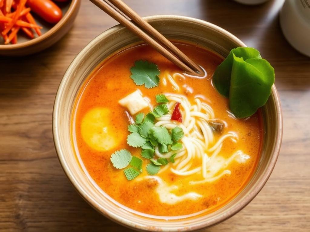 Laksa soup. The Global Journey: Laksa Soup’s Popularity Beyond Southeast Asia