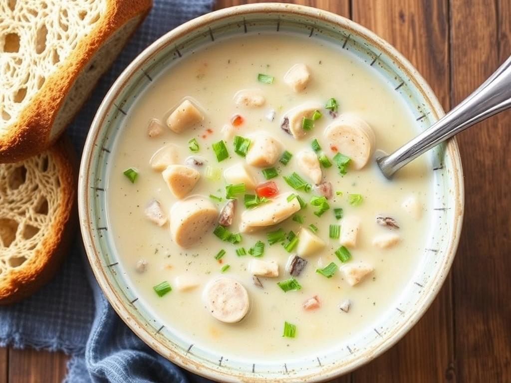 New England Clam Soup chowder. Curious Details About New England Clam Soup Chowder