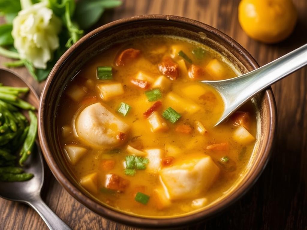 Soto Ayam Soup. The Story of Soto Ayam Soup: A Rich History