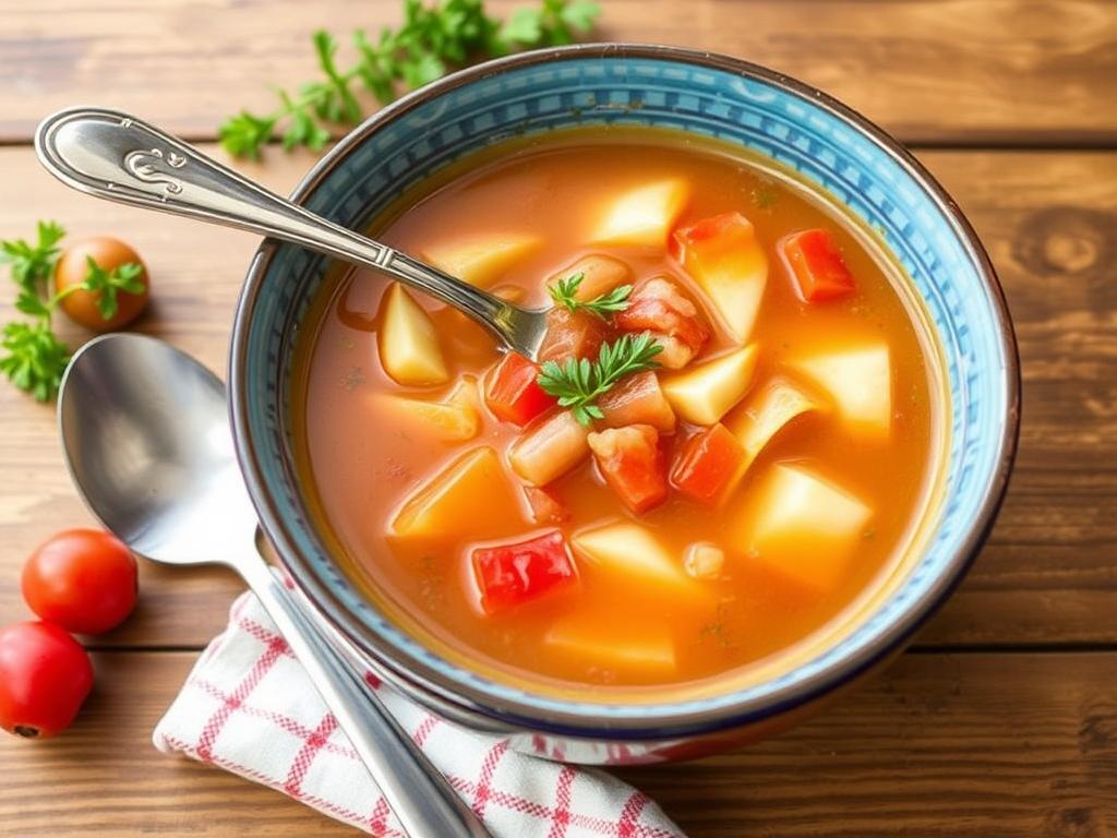 Okroshka Soup. A Quick Look at the Nutritional Value of Okroshka Soup Okroshka Soup. A Quick Look at the Nutritional Value of Okroshka Soup