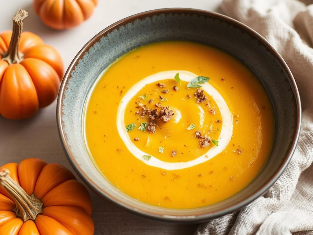 Winter Pumpkin Soup. Nutrition That Warms You From The Inside Out