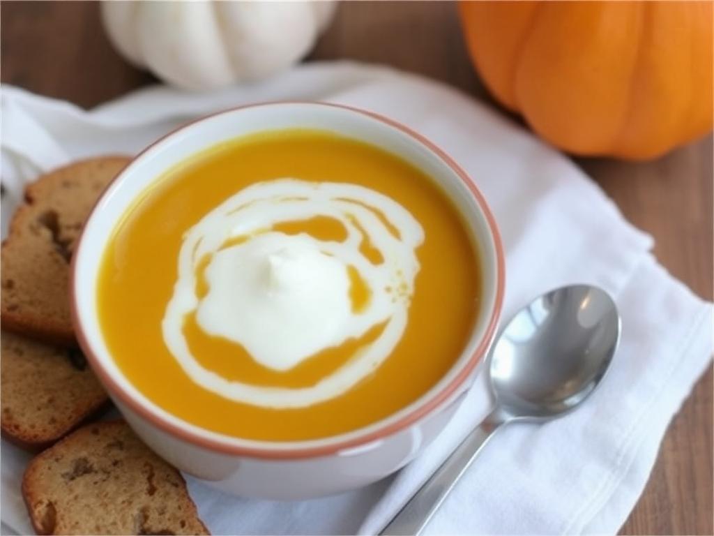 Winter Pumpkin Soup. The Perfect Companions To Winter Pumpkin Soup