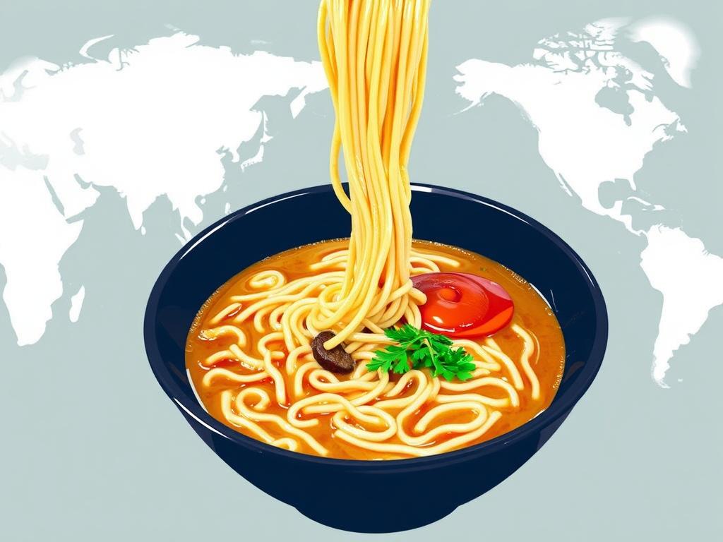 Ramen Soup. Global Slurps: Ramen Soup’s Popularity Around the World