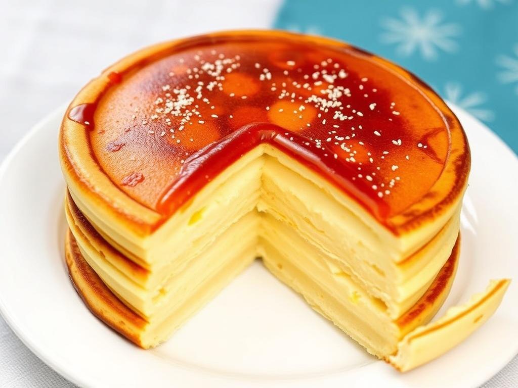 Cake-shaped pancakes. Worldwide Popularity of Cake-Shaped Pancakes