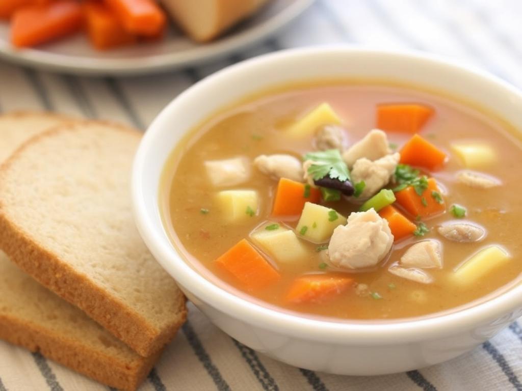 Turkey Soup. Perfect Partners: What to Eat With Turkey Soup