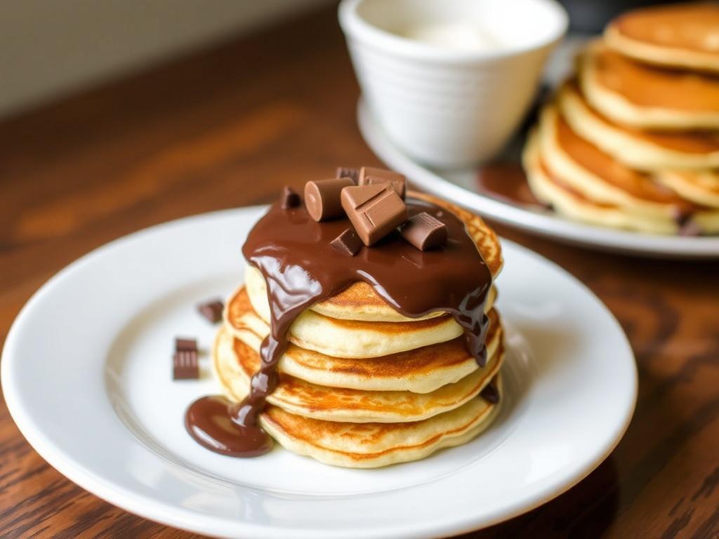 Pancakes with chocolate. A Short History of Pancakes with Chocolate Pancakes with chocolate. A Short History of Pancakes with Chocolate