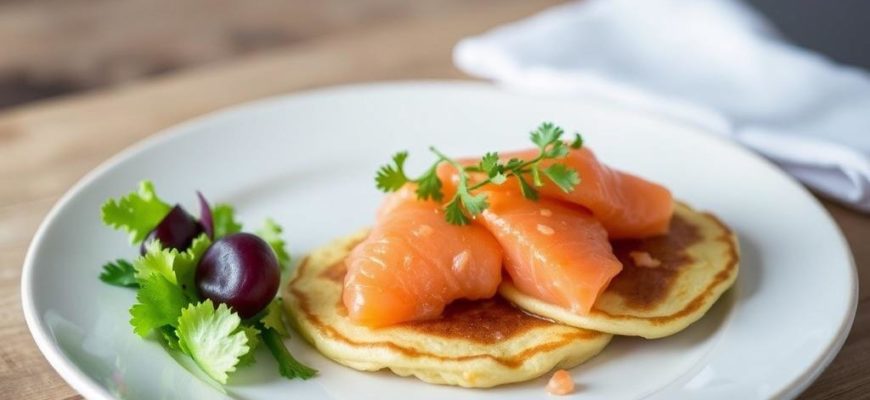Silky Salmon and Fluffy Pancakes: A Simple Brunch That Feels Luxurious