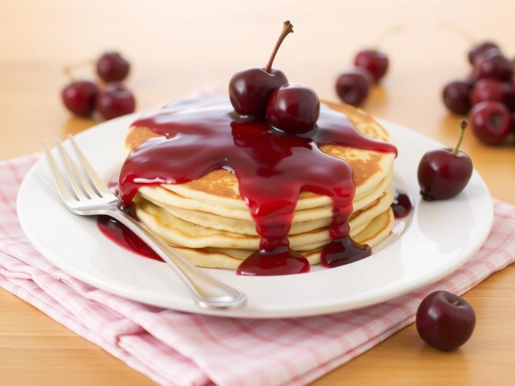Pancakes with cherries. 3 best recipes for cooking Pancakes with cherries