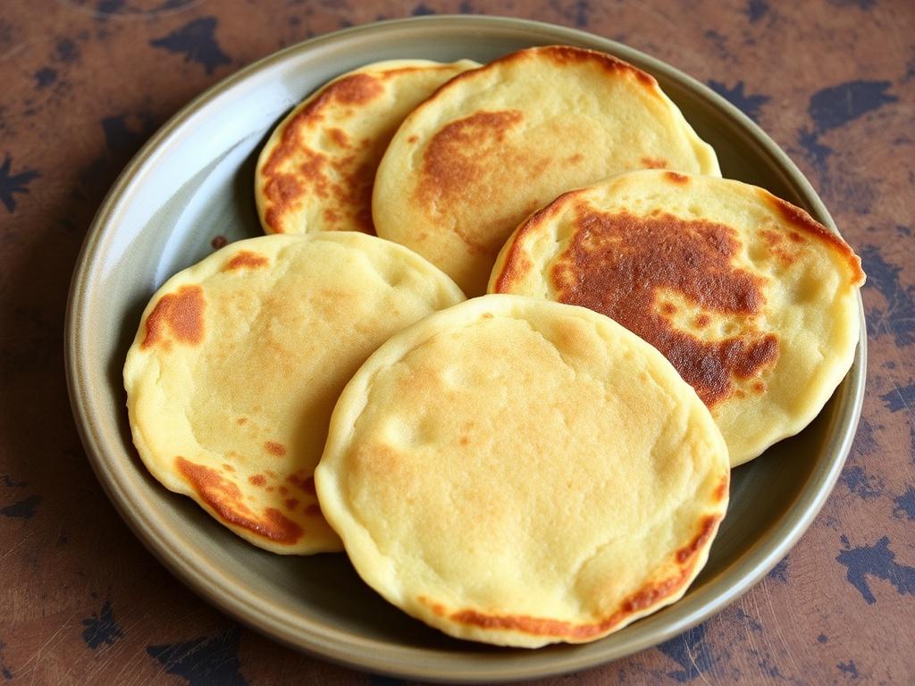 Aruban pan bati pancakes. What to Eat with Aruban pan bati pancakes
