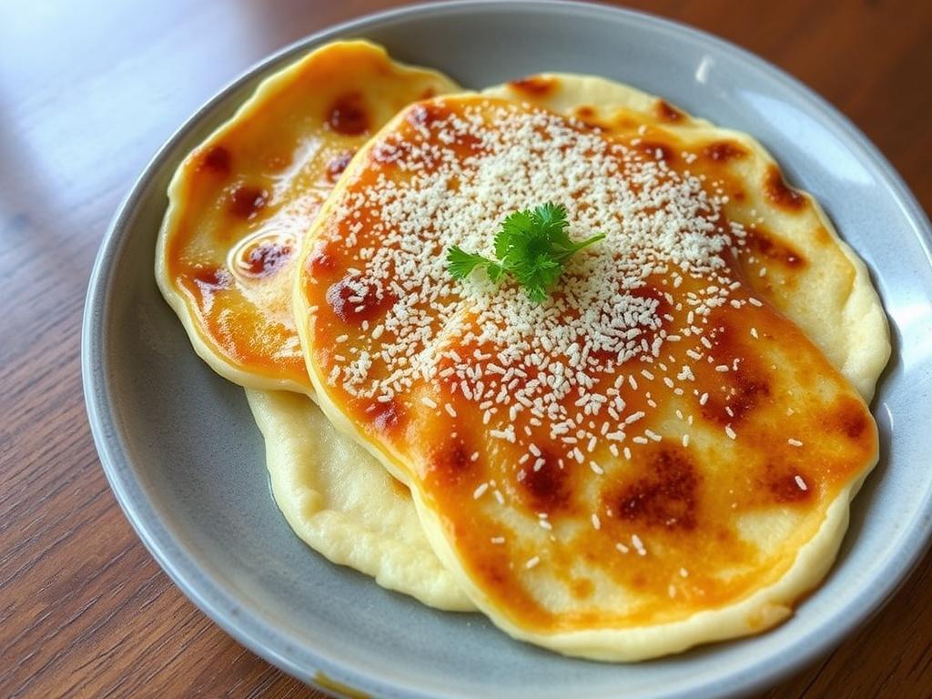Korean Hwajang pancakes. What to eat with Korean Hwajang pancakes