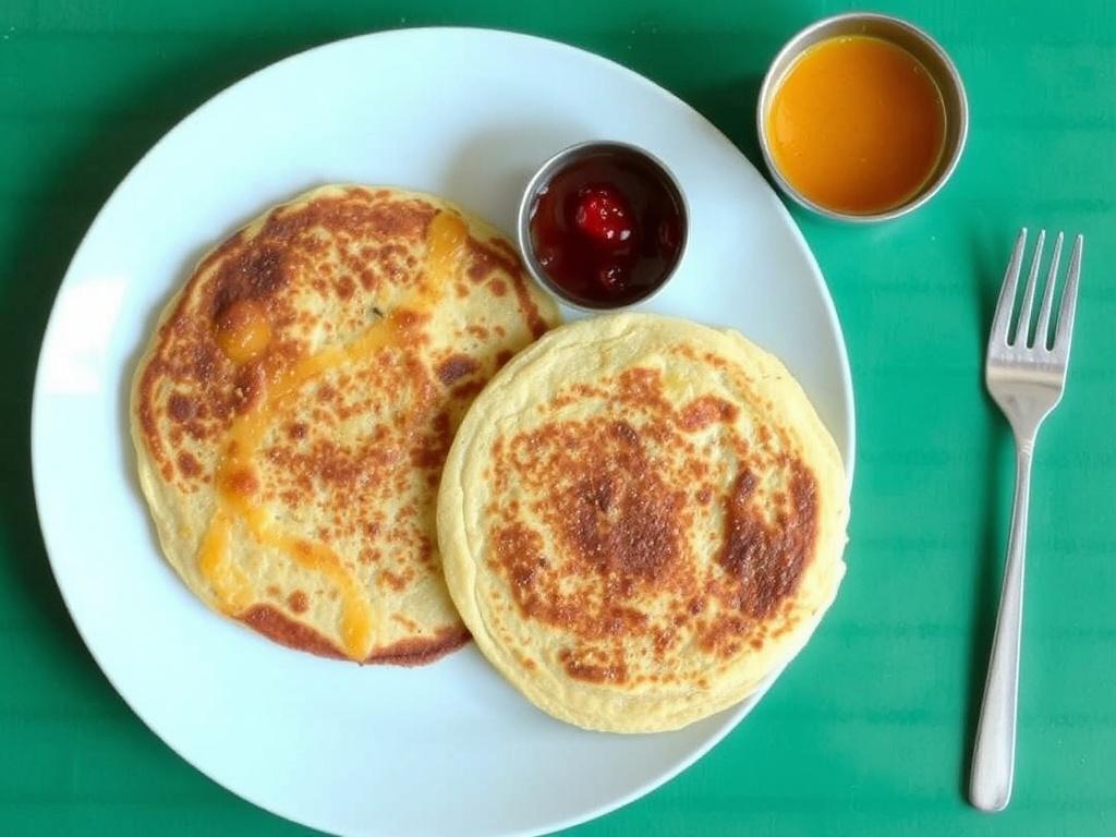 Rava dosa pancakes (South Indian). What to Eat with Rava Dosa Pancakes