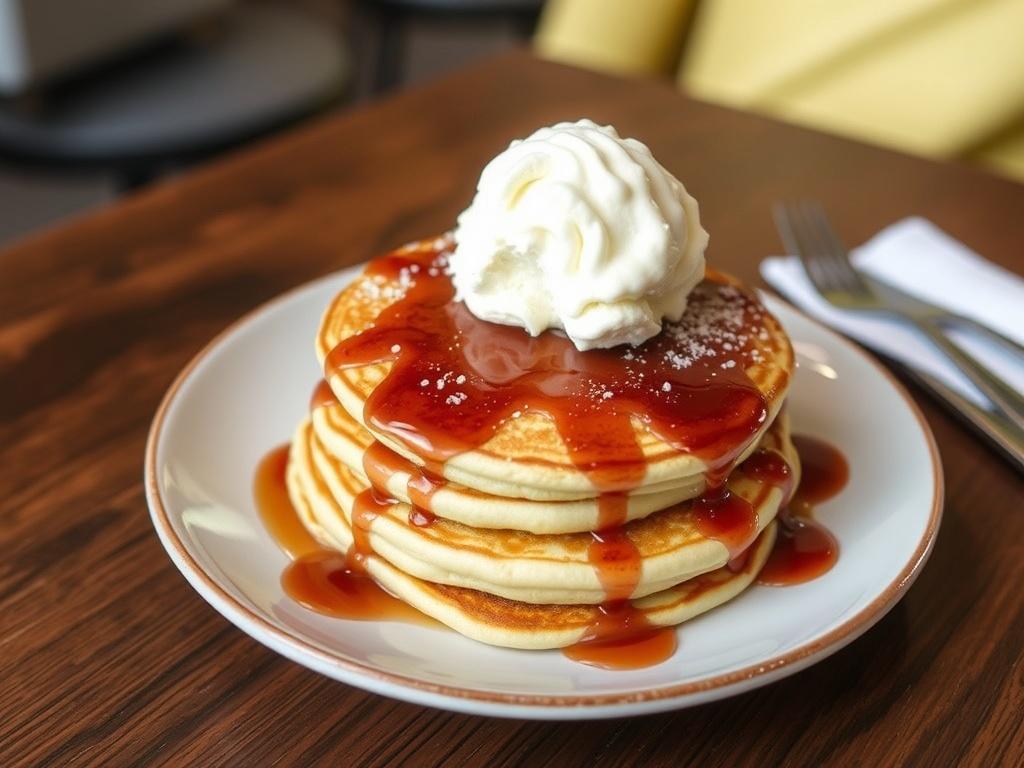 Pancakes with ice cream. Little surprises and fun trivia Pancakes with ice cream. Little surprises and fun trivia