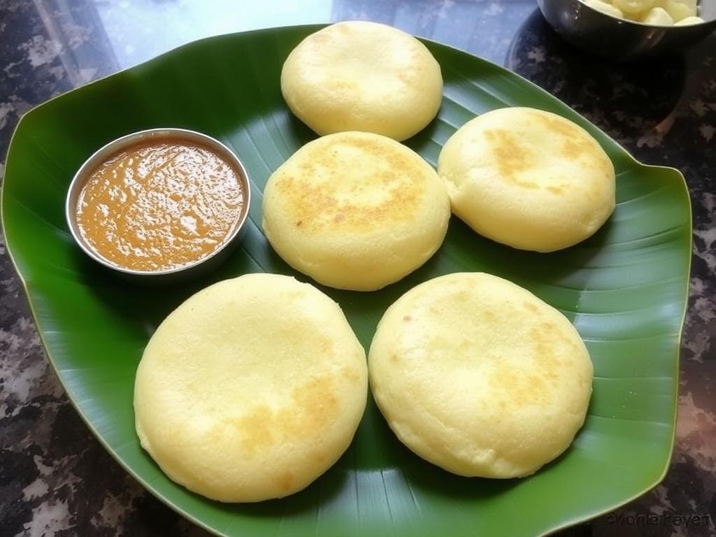Neyaappam South Indian pancakes. Nutritional value Neyaappam South Indian pancakes