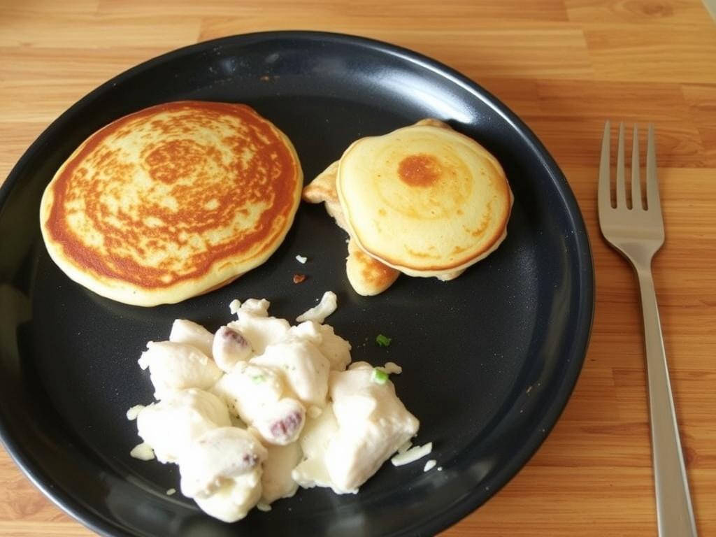 Pancakes with chicken. Basic Nutritional Profile When You Combine Pancakes with Chicken