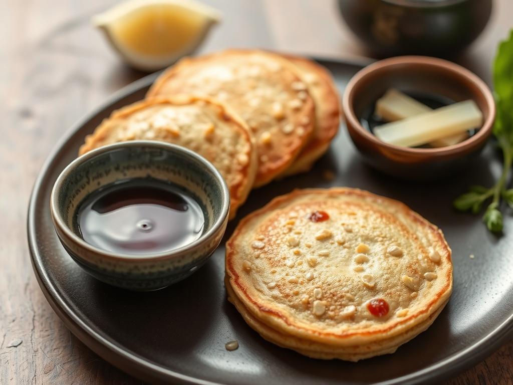 South Korean Chalboribban pancakes. Nutritional value South Korean Chalboribban pancakes