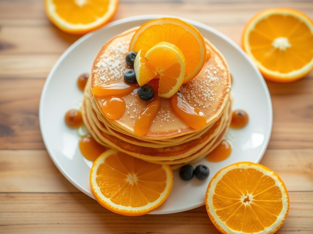 Pancakes with oranges. What it is Pancakes with oranges