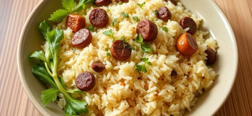 Comfort Rice Reimagined: Pilaf with Soy Meat That Satisfies and Surprises