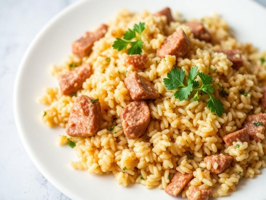 Veal pilaf. Nutritional value Veal pilaf