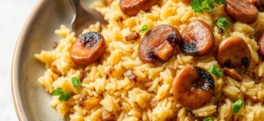 Pilaf with Honey Mushrooms: Rustic Comfort from Forest to Table
