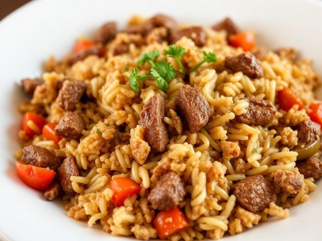 Beef pilaf. How the dish evolved over time: History Beef pilaf Beef pilaf. How the dish evolved over time: History Beef pilaf