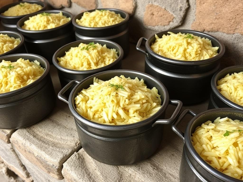 Pilaf in pots. History Pilaf in pots Pilaf in pots. History Pilaf in pots