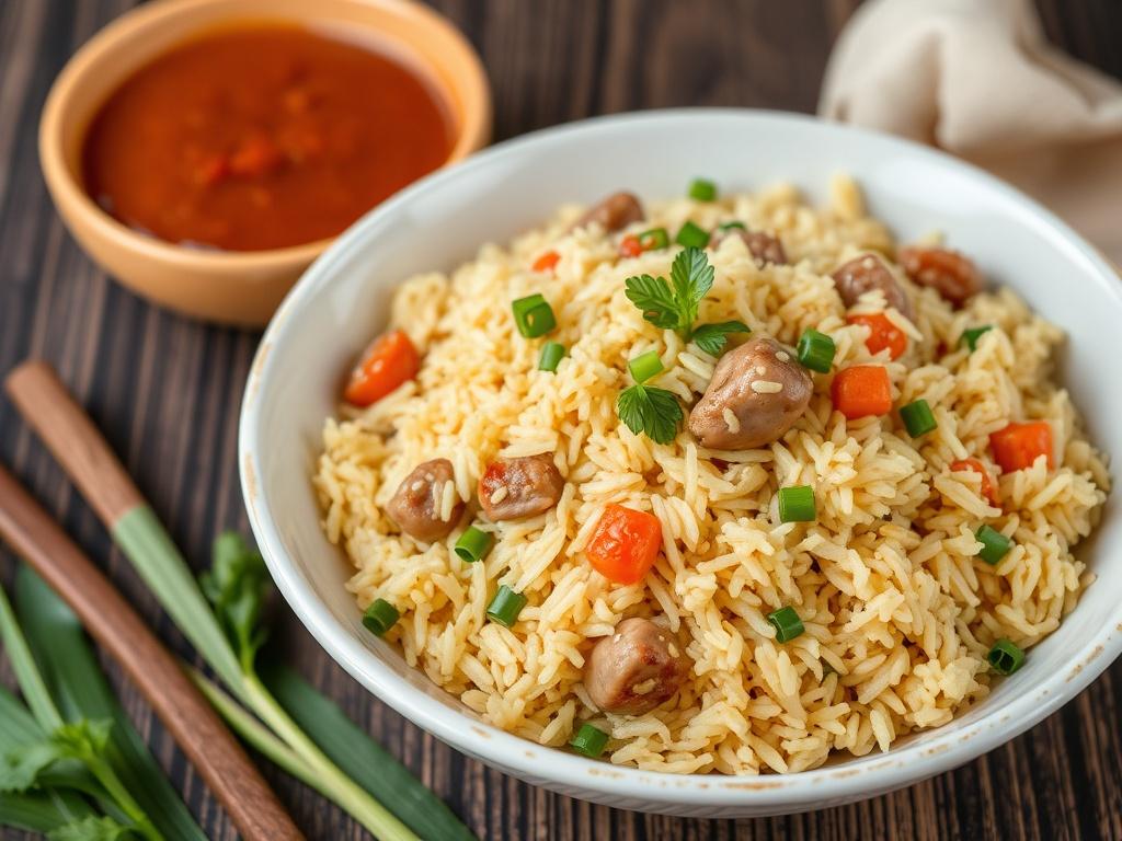 Indo duck pilaf. Nutritional value Indo duck pilaf