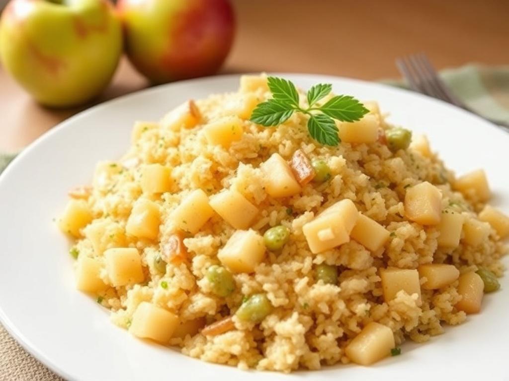 Pilaf with apples. The best step-by-step cooking recipe for Pilaf with apples