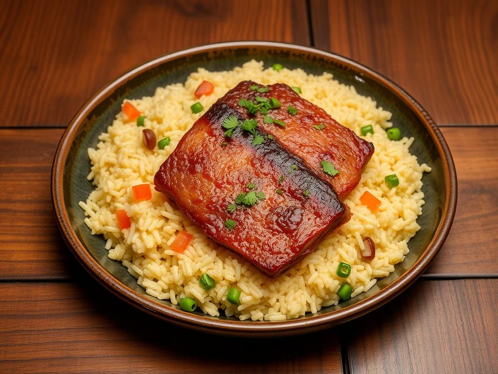Pilaf with ribs. Popularity in different countries Pilaf with ribs