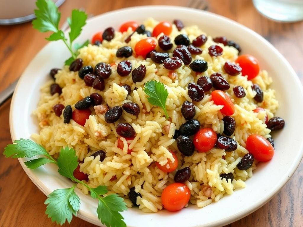 Pilaf with raisins. History Pilaf with raisins
