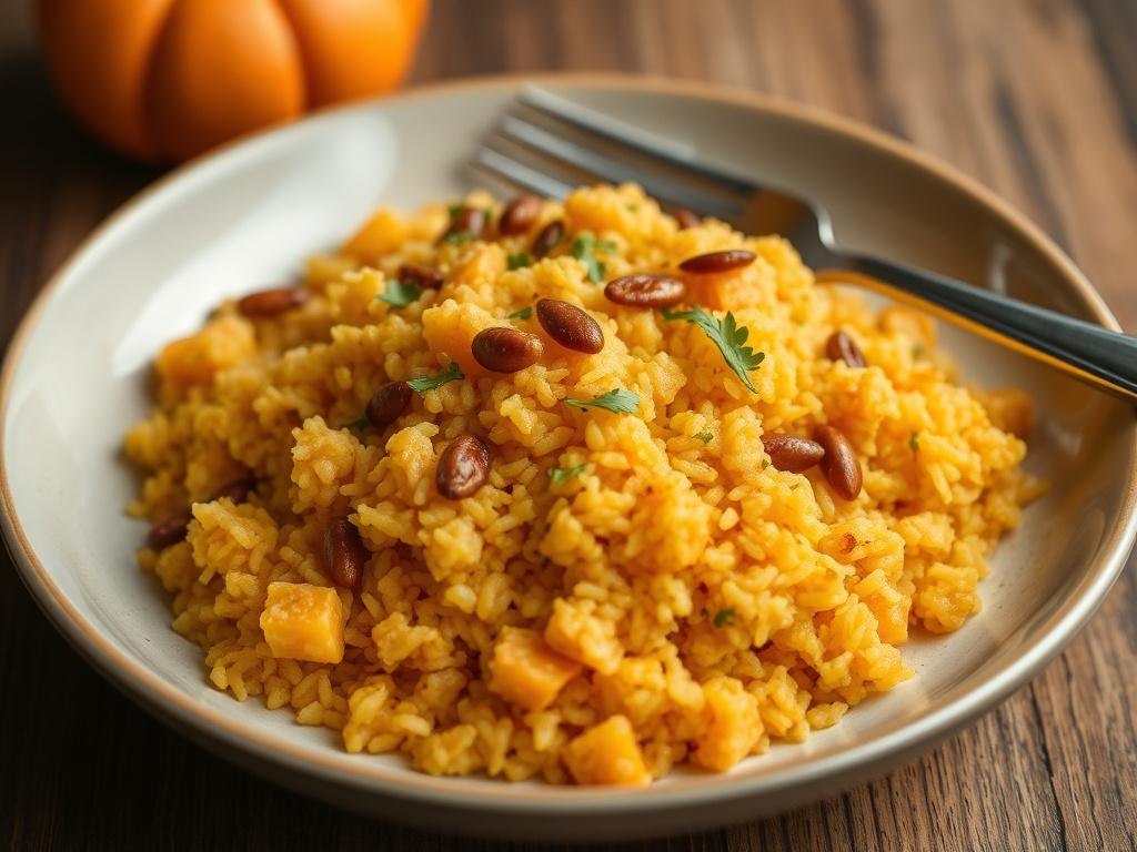 Pilaf with pumpkin. What one serving gives you, straight and practical Pilaf with pumpkin. What one serving gives you, straight and practical