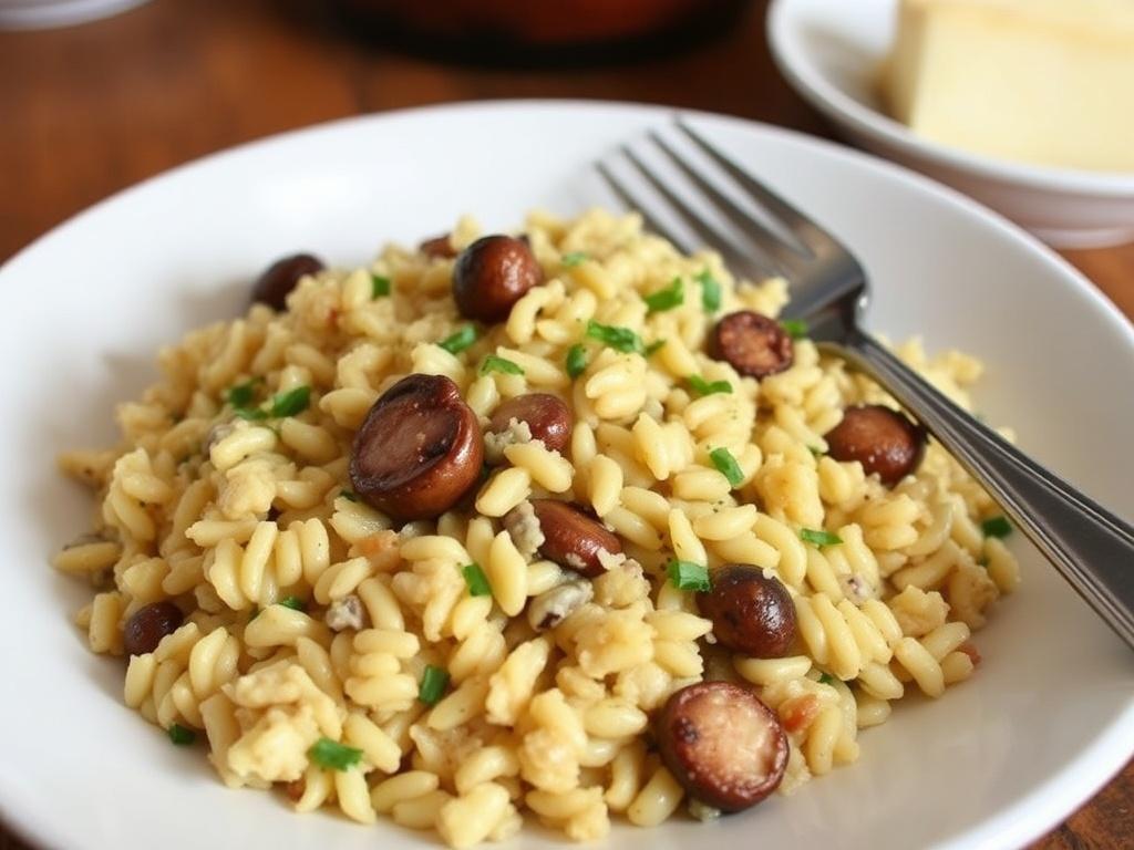 Pilaf with butter mushrooms. A Short History of Pilaf with butter mushrooms