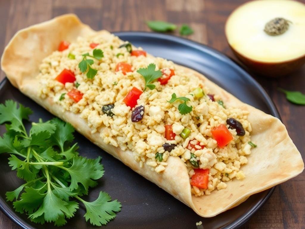 Pilaf in lavash. Serving suggestions and final thoughts Pilaf in lavash. Serving suggestions and final thoughts