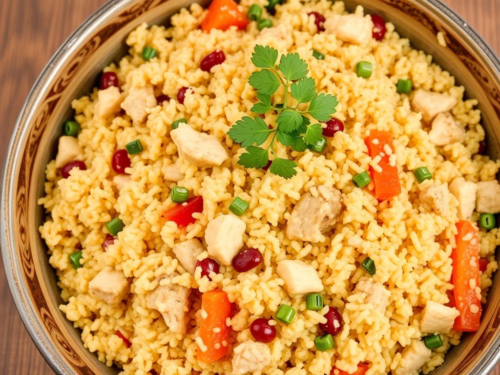 Bulgur pilaf with turkey. Country of origin Bulgur pilaf with turkey Bulgur pilaf with turkey. Country of origin Bulgur pilaf with turkey